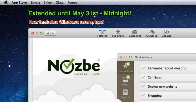 Nozbe competition extended!